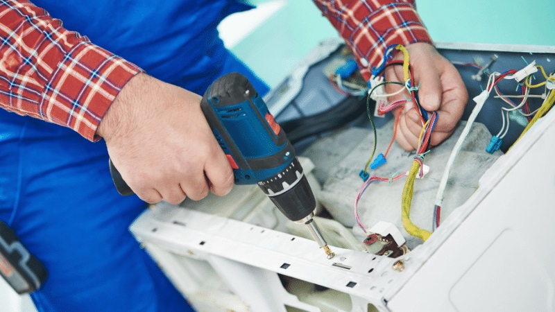 Gaziemir Toshiba Toshiba çamaşır makinesi kart tamiri – Su almama arızası orijinal parça ile giderildi. - Teknik servis örneği